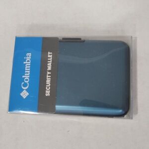 Columbia Security Wallet Blue Travel Wallet